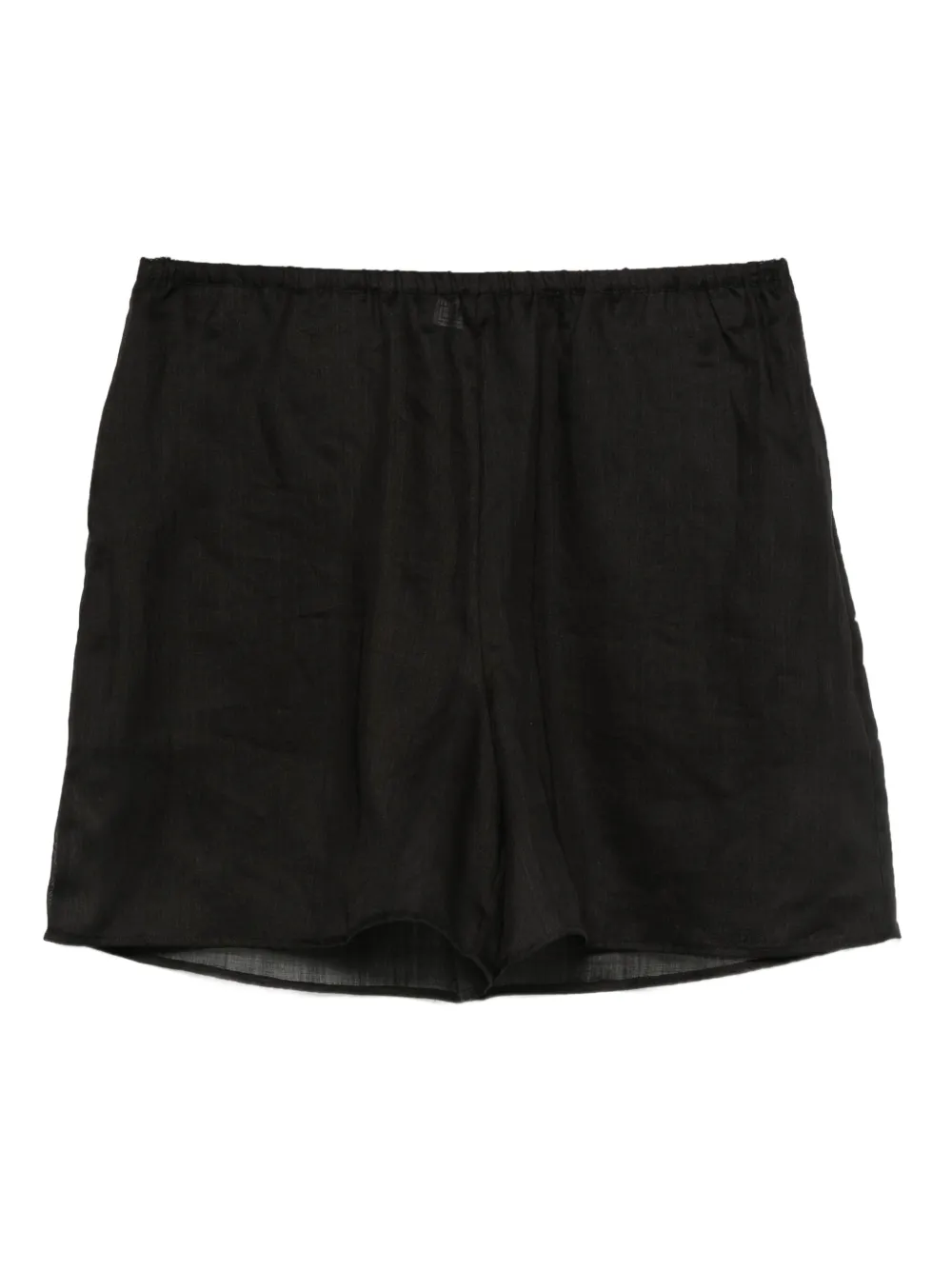 TOTEME Elastische shorts Zwart