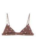 MC2 Saint Barth Rylie bikini top - Brown