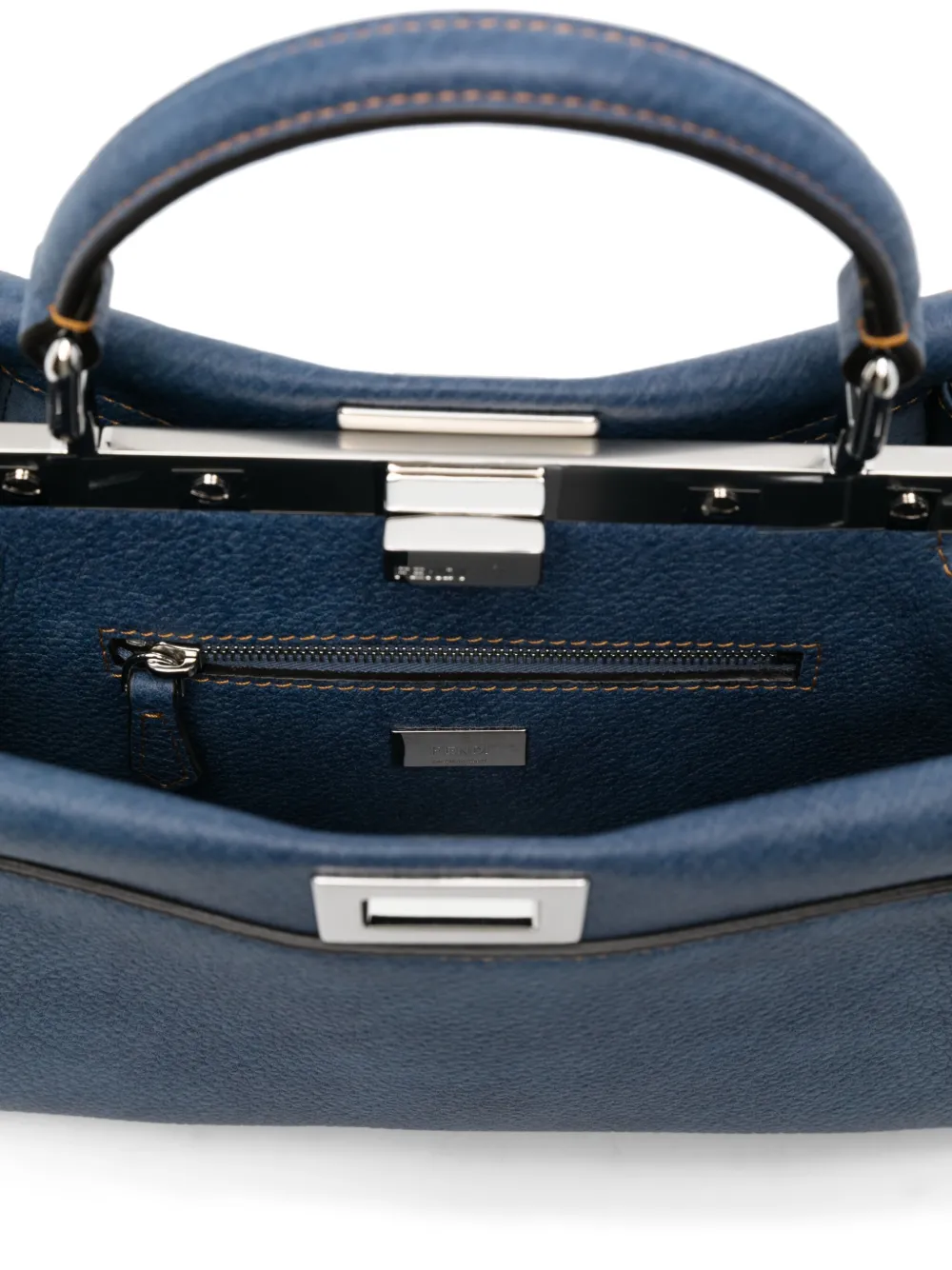 FENDI Peekaboo kleine shopper Blauw