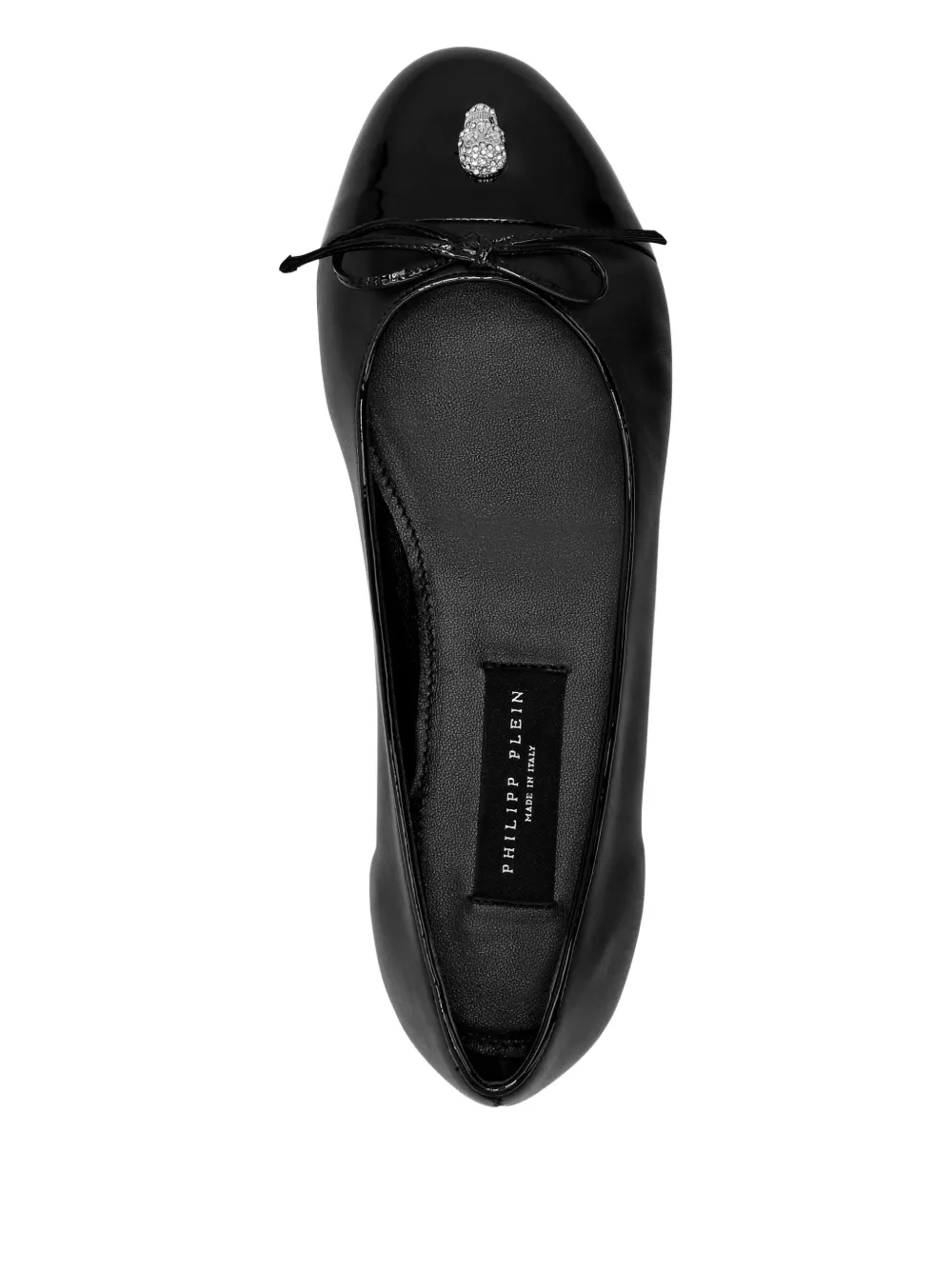 Philipp Plein Skull ballerina's Zwart