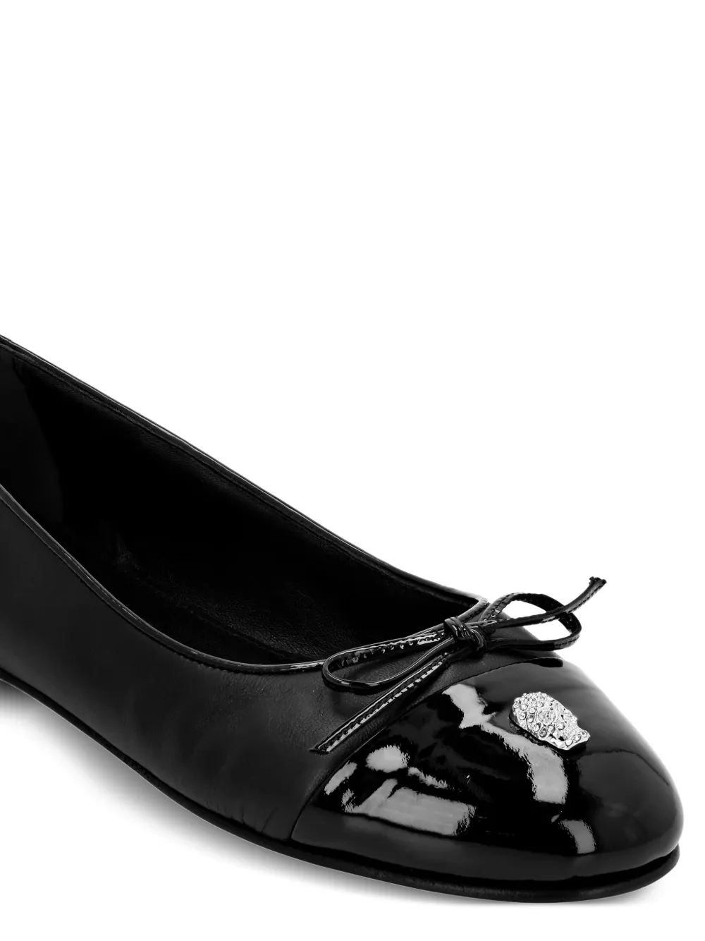 Philipp Plein Skull ballerina's Zwart