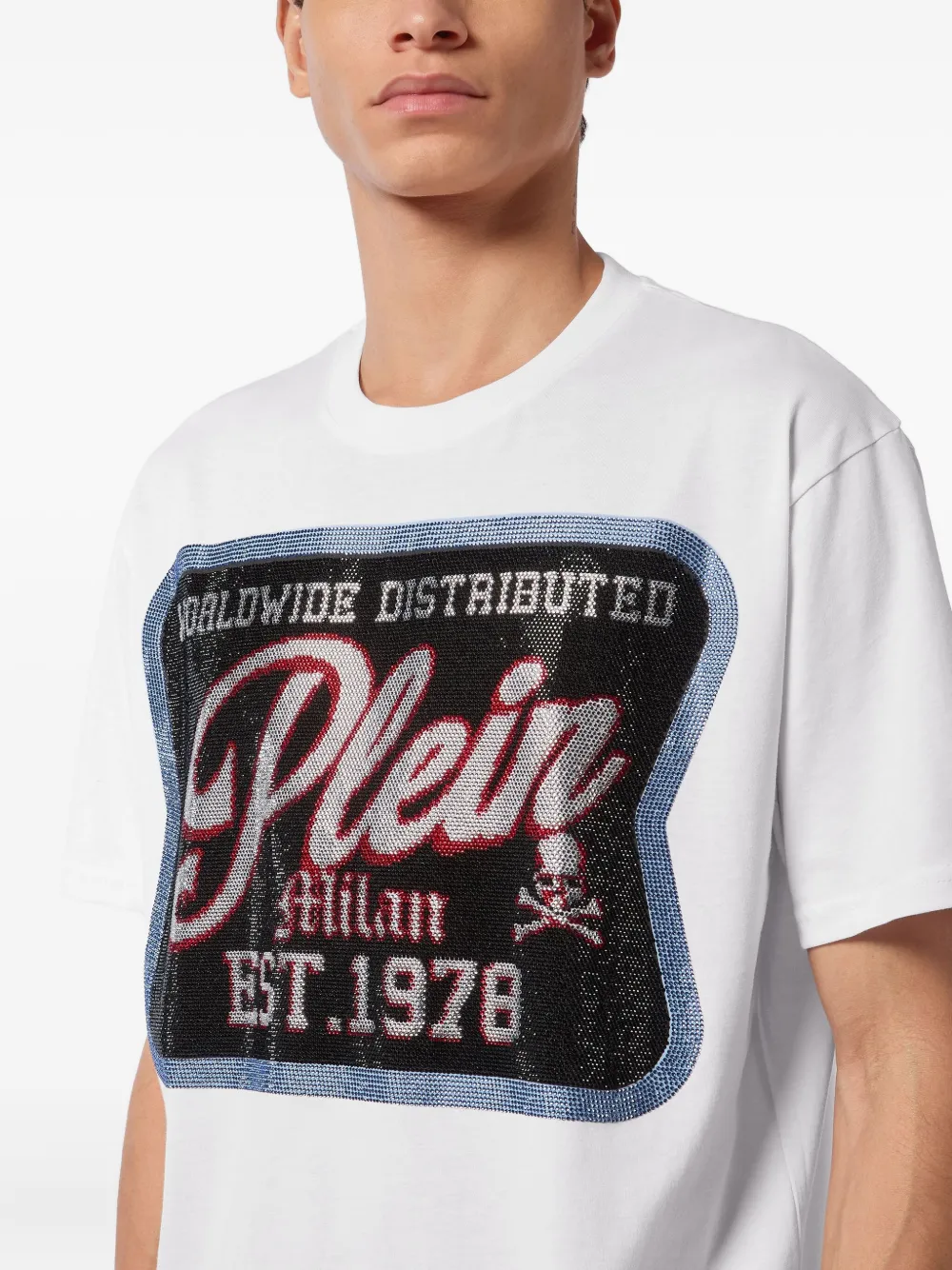 Philipp Plein Patch Plein Milan T-shirt Wit