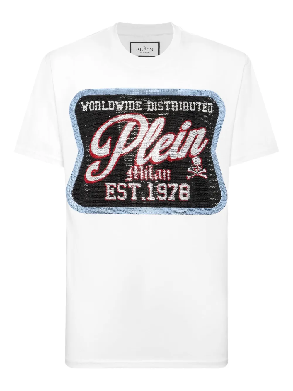 Philipp Plein Patch Plein Milan T-shirt Wit