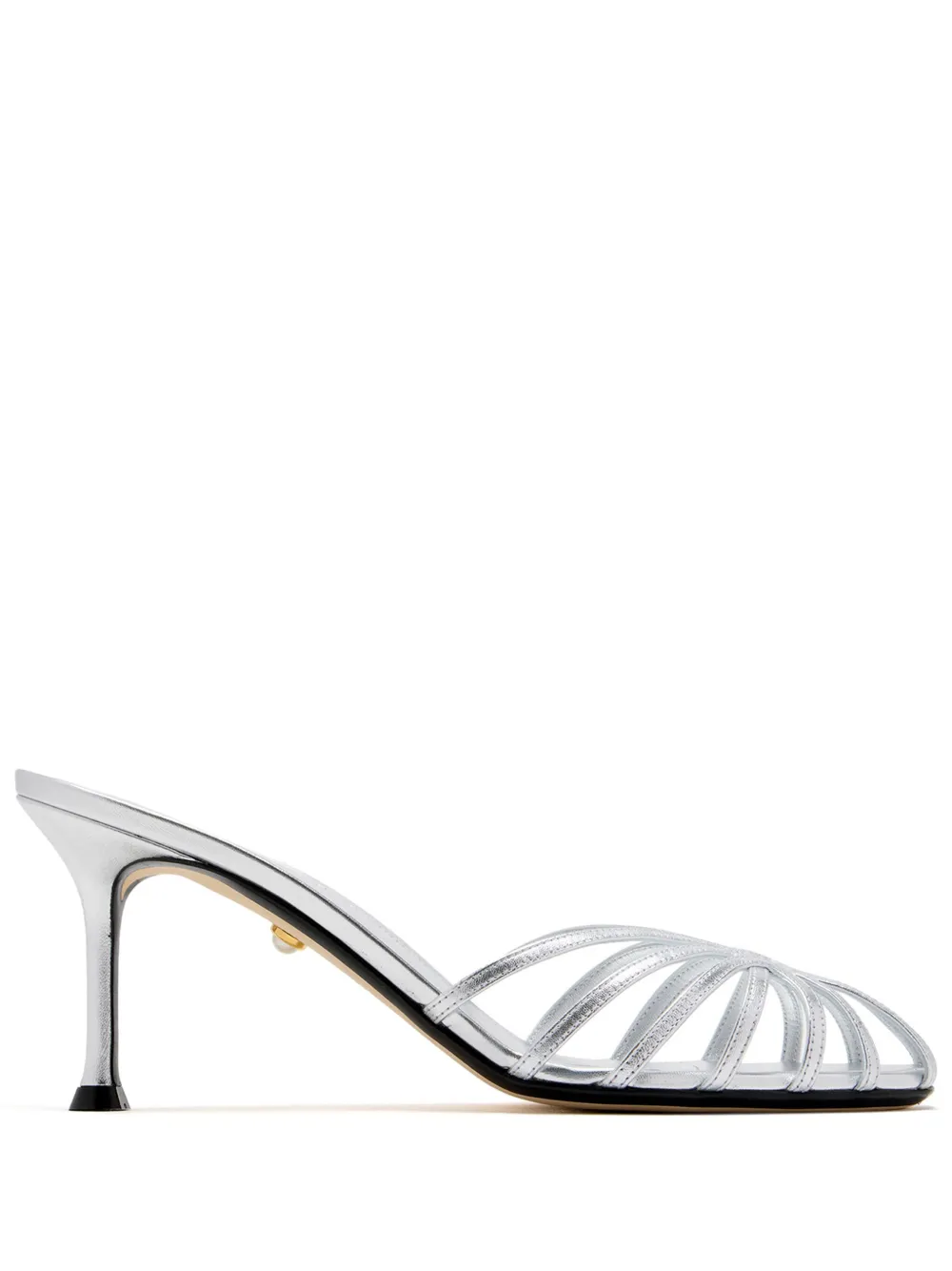 Alevì 90 mm sandalen met metallic-effect Zilver