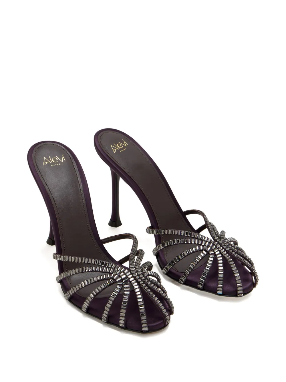 Alevì 95mm Soraya Sandals In Purple