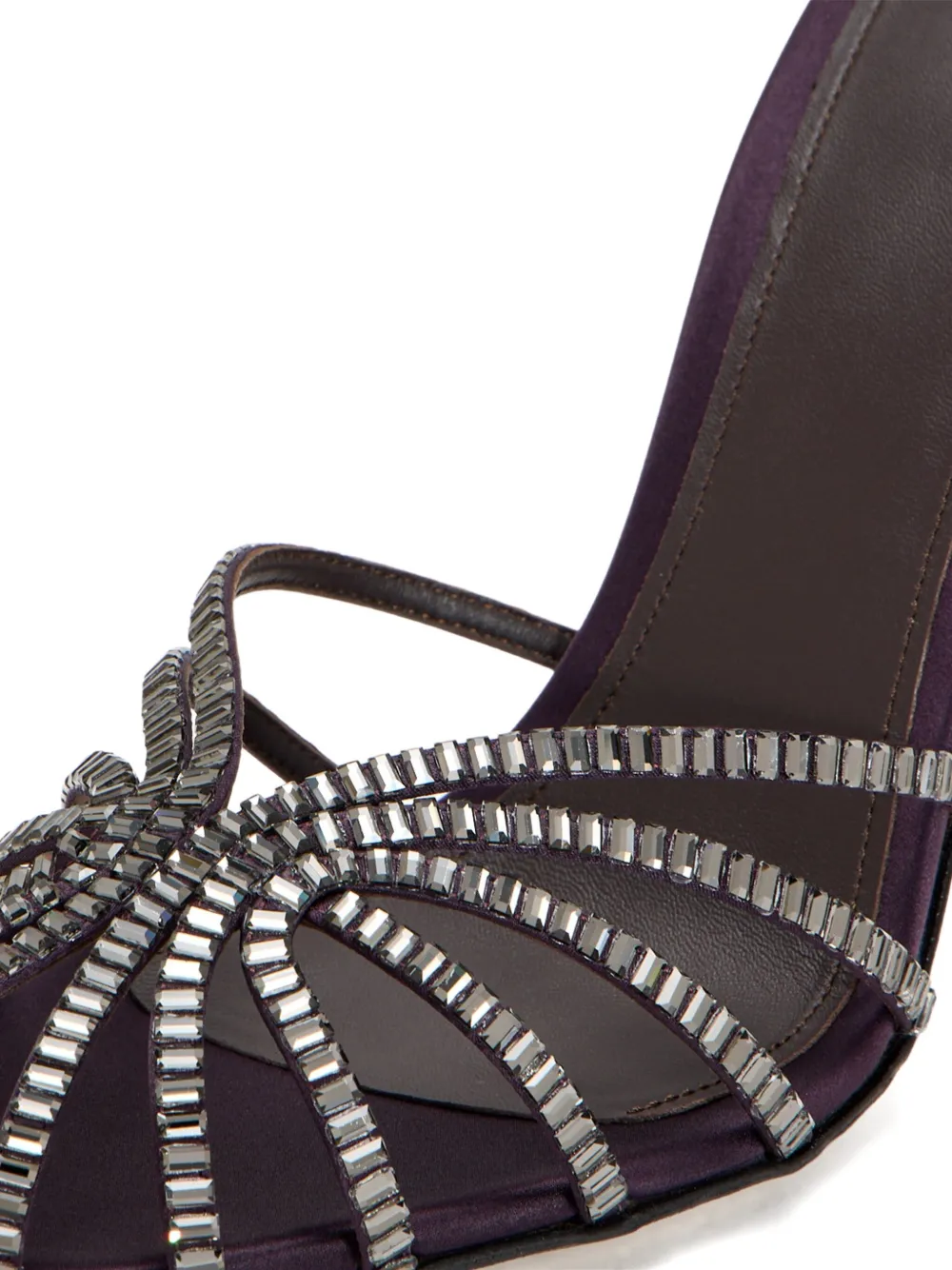 Alevì 95mm Soraya Sandals In Purple