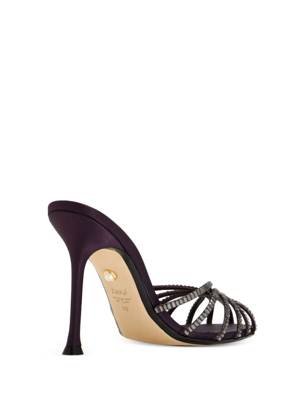 Alevì 95mm Soraya Sandals In Purple