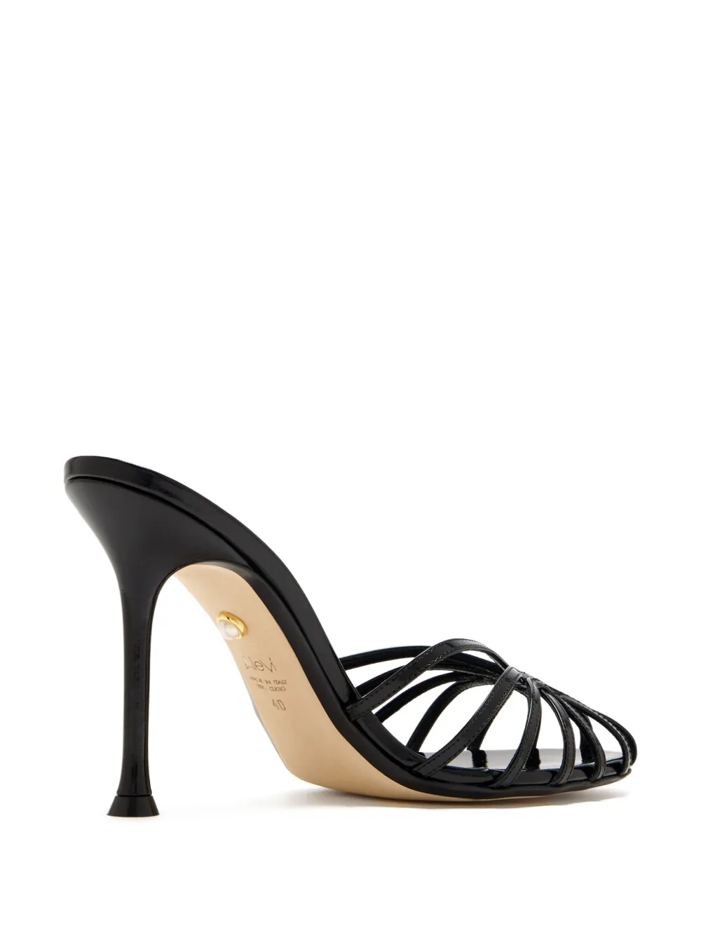Alevì 80 mm stiletto sandalen Zwart