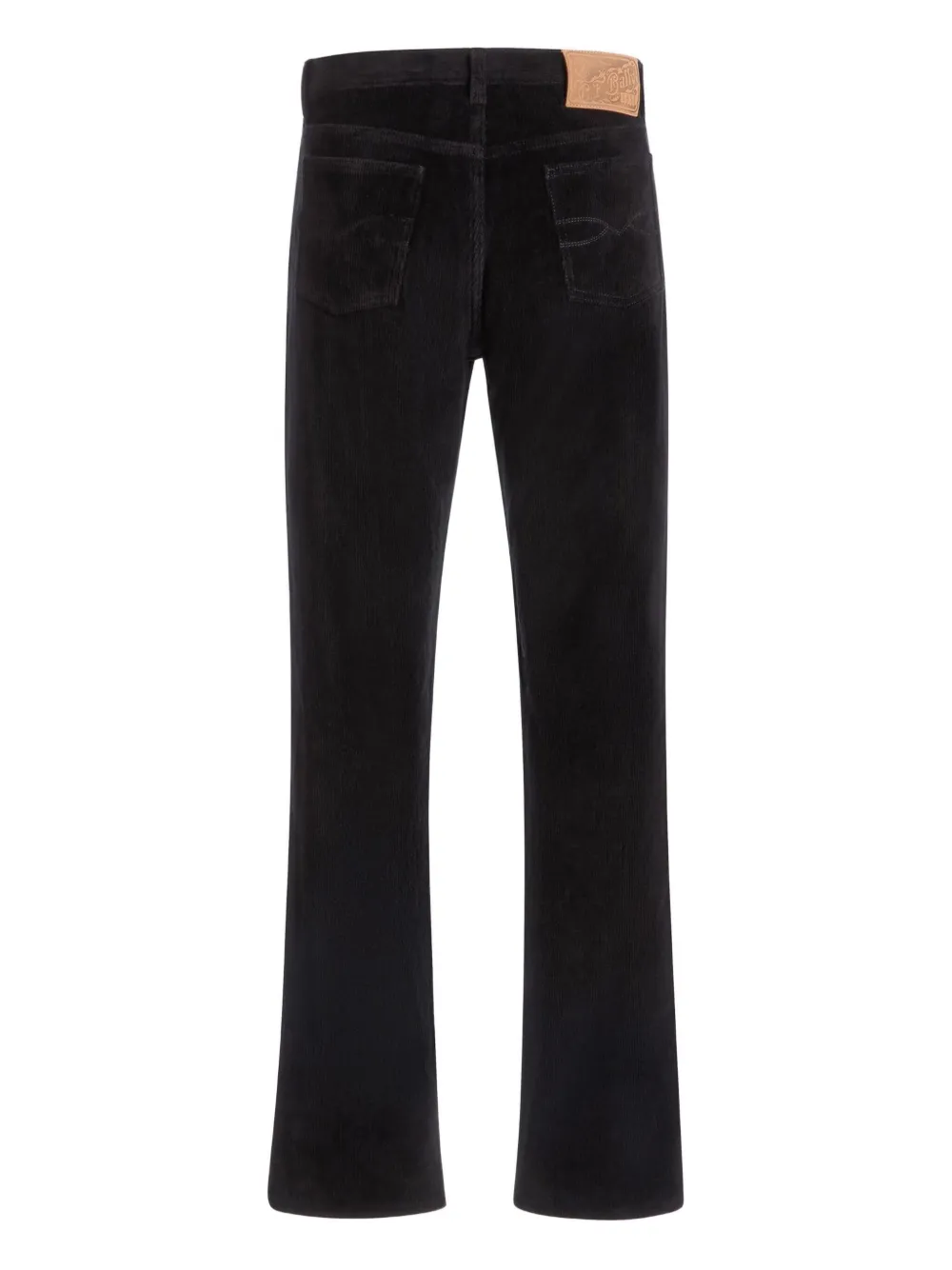 Bally Ribfluwelen broek - Zwart