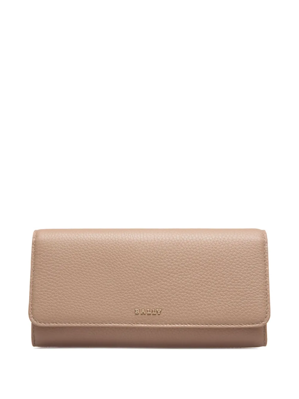 Bally grained leather wallet Beige