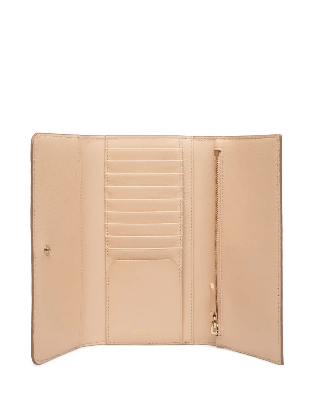 Bally Leren portemonnee Beige
