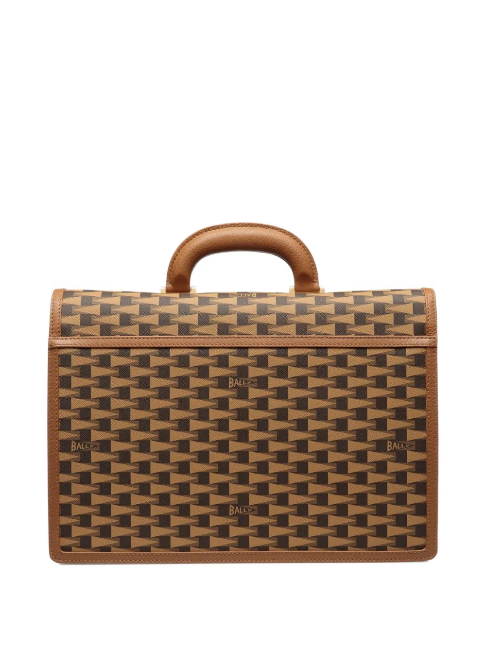 Bally Aktetas met combinatieslot - Bruin