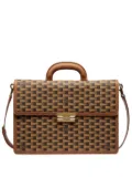 Bally combination-lock briefcase - Brown
