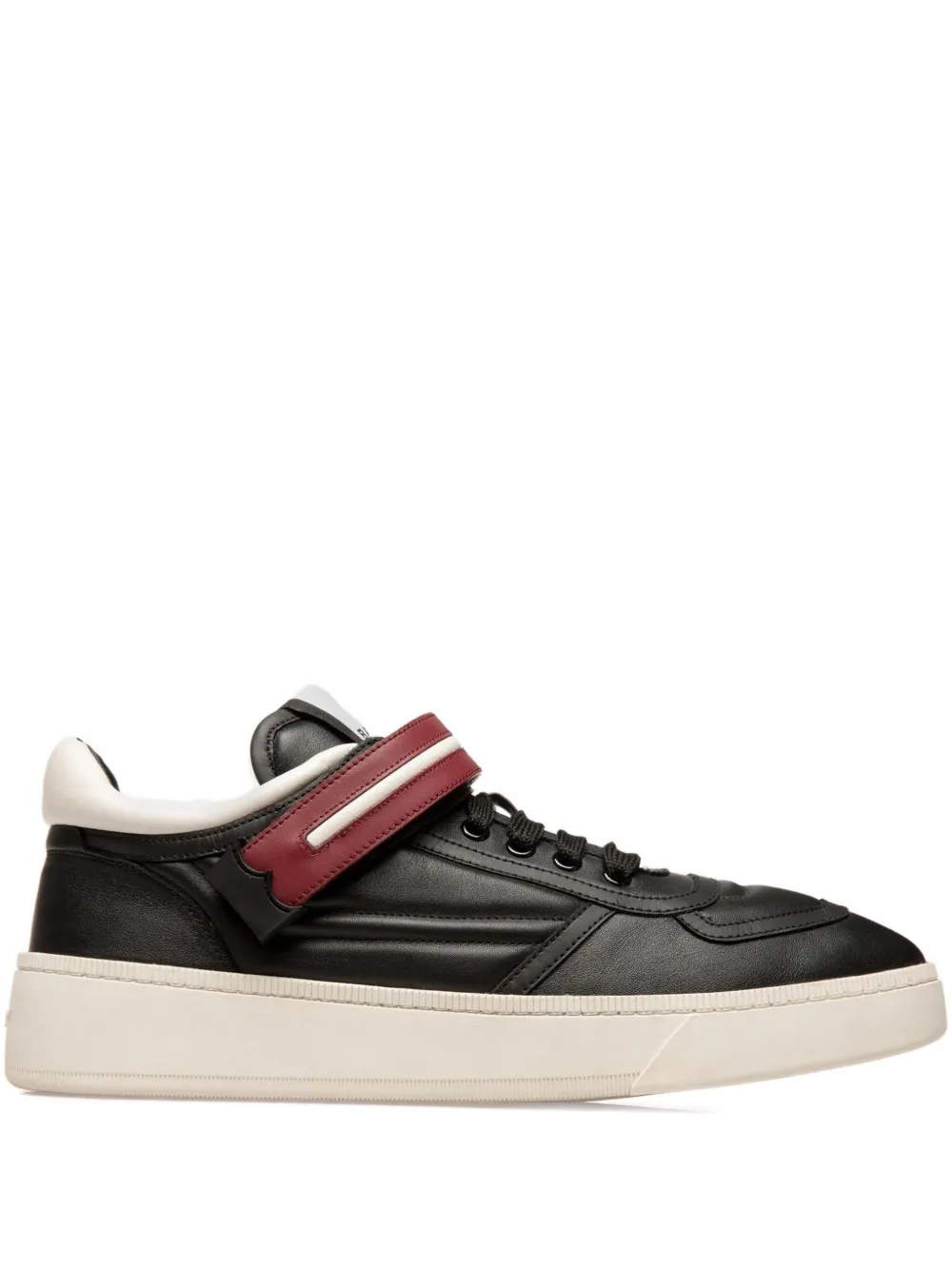 Bally Raise Panelled Lace-up Sneakers In Black