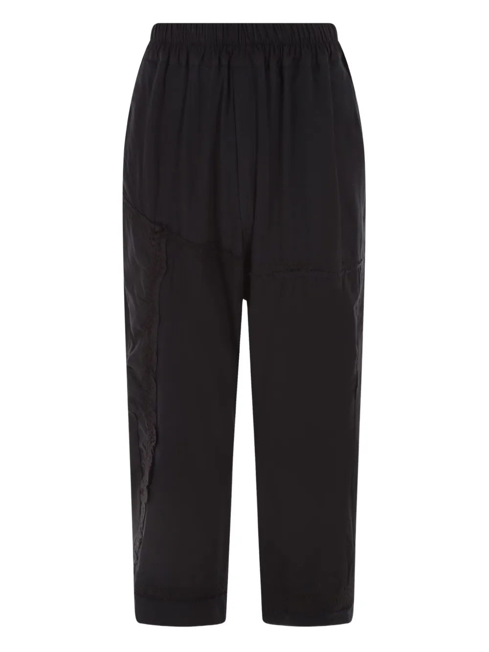 By Walid floral-embroidered elasticated-waist trousers | Black | Image 1