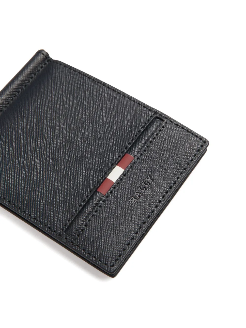 Bally Portemonnee met logo-reliëf Zwart