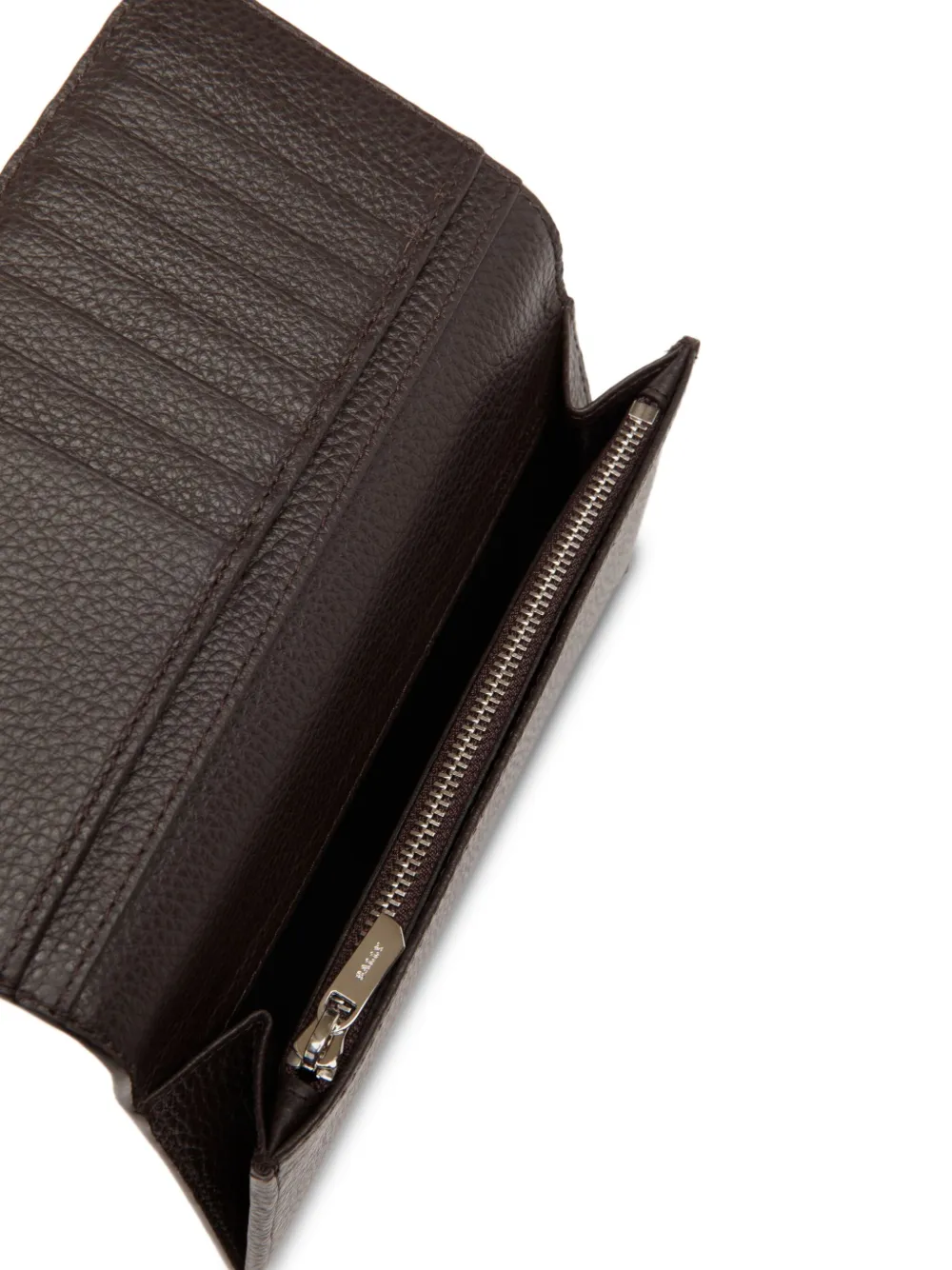 Bally Leren portemonnee Bruin