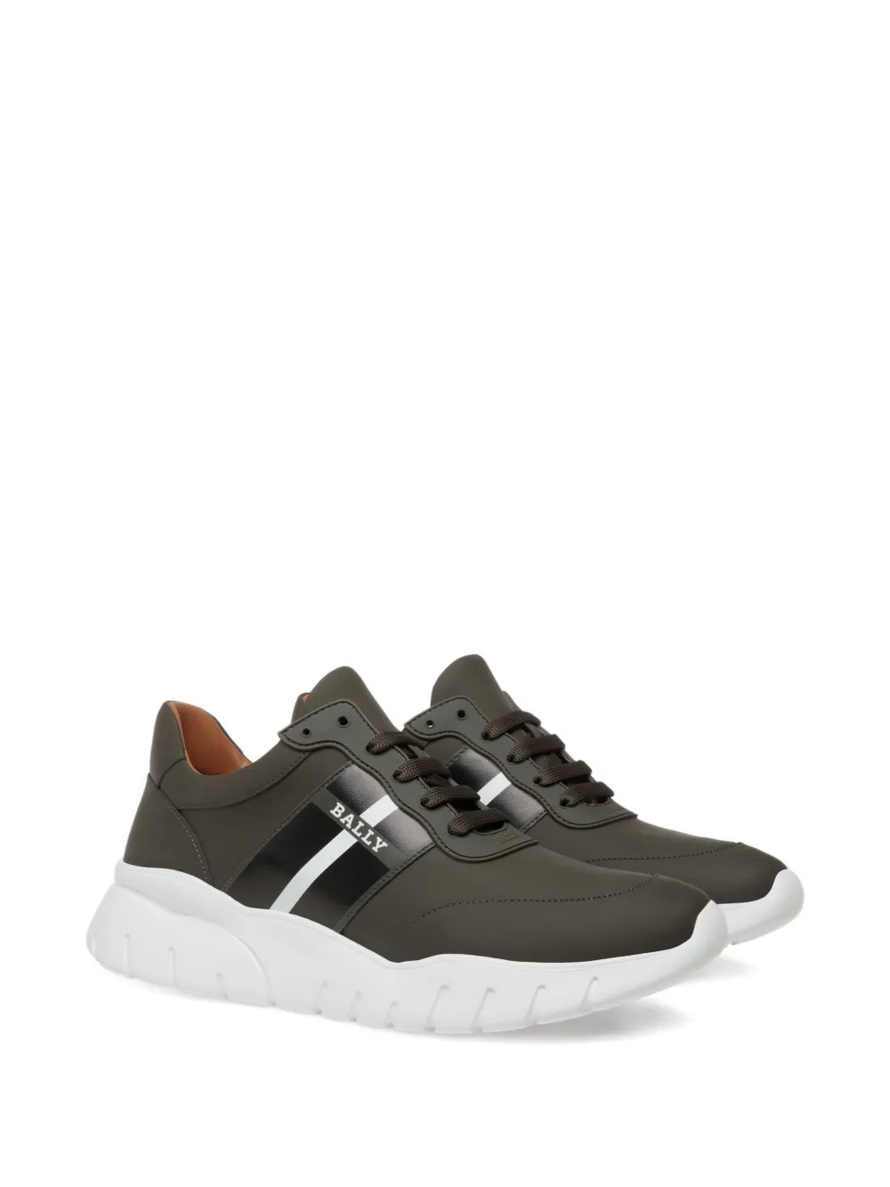 Bally panelled sneakers Green