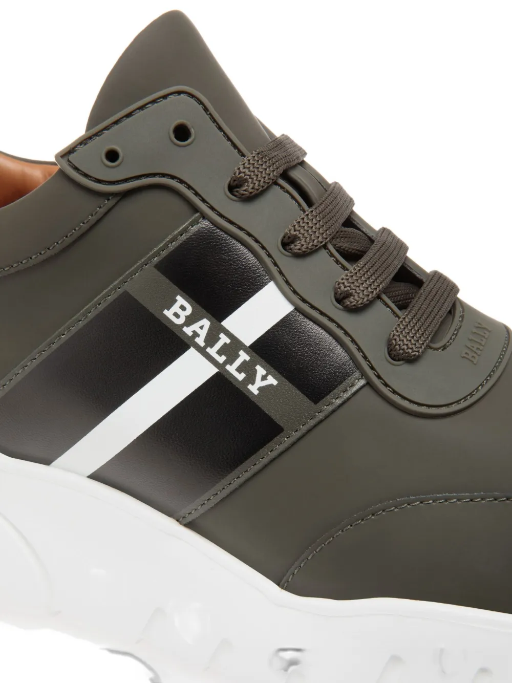 Bally panelled sneakers Green
