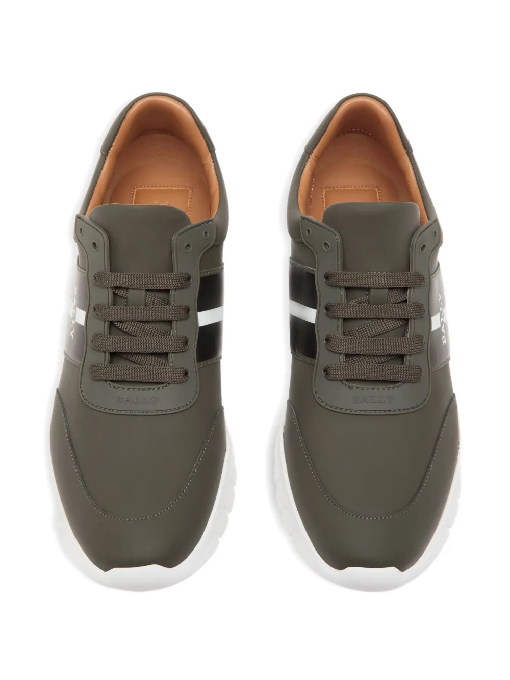 Bally panelled sneakers Green