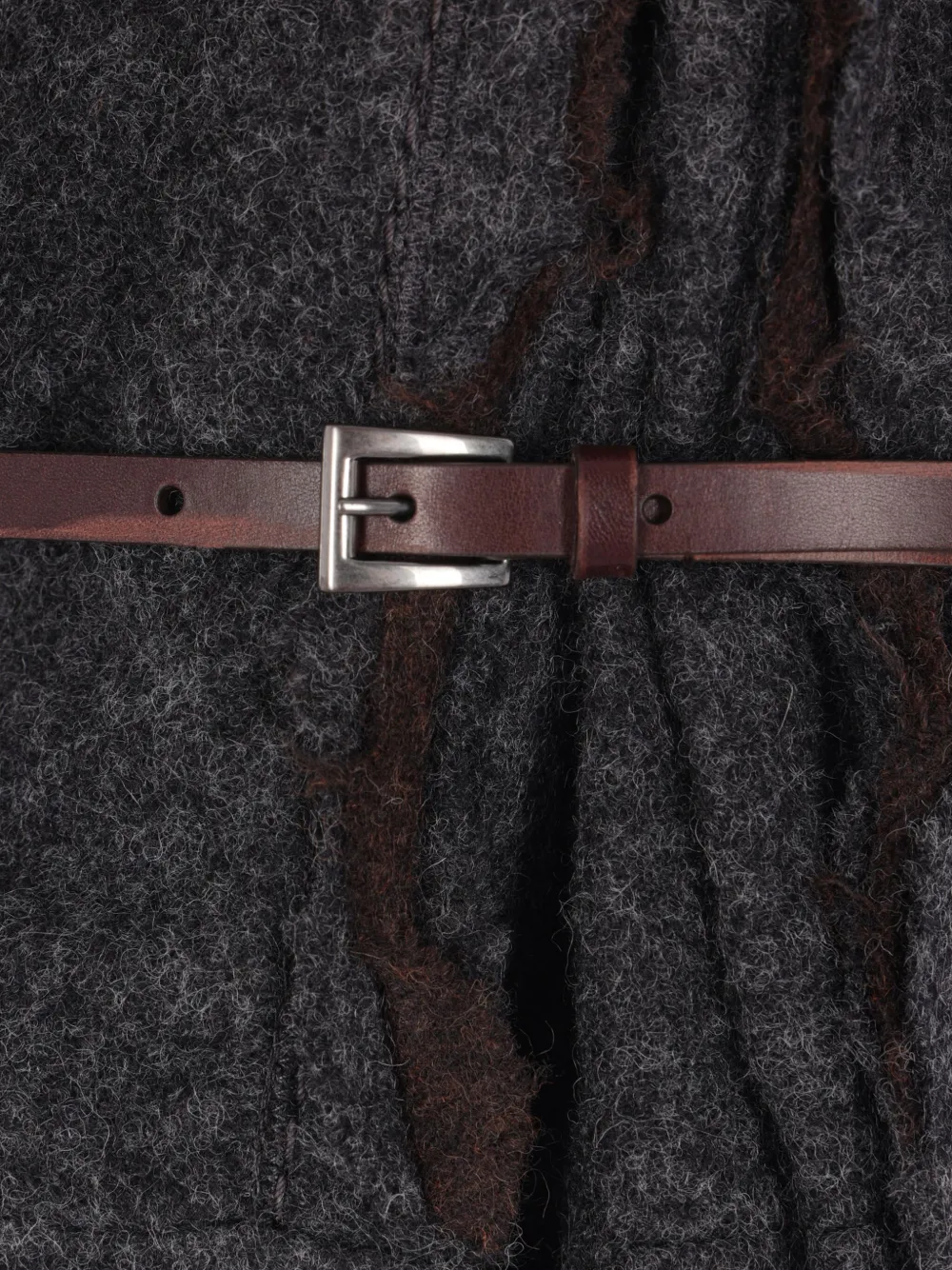 Prada Mini-jurk met ceintuur Grijs