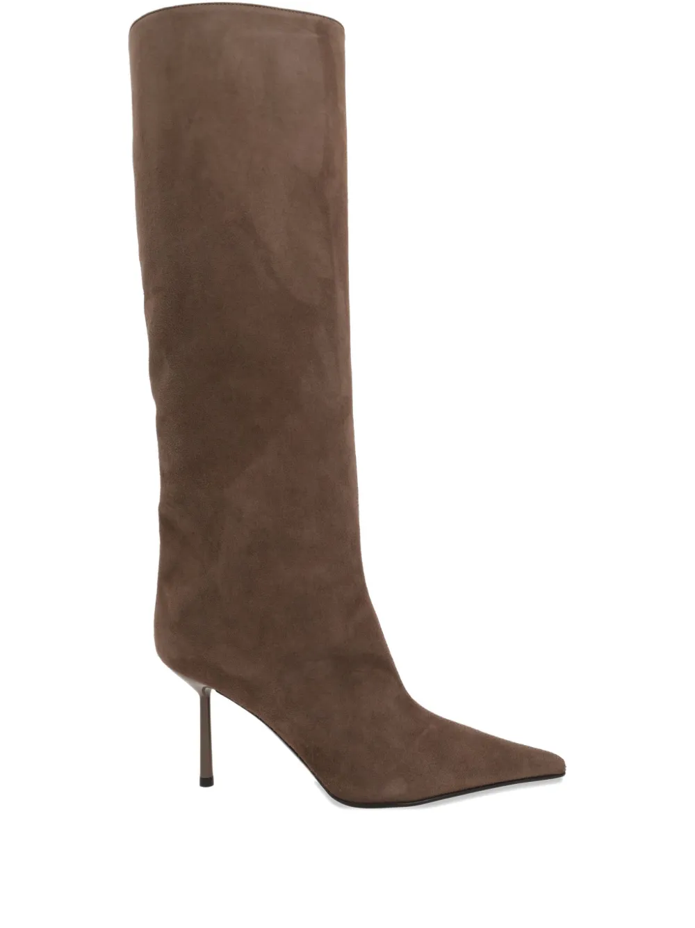 Le Silla pointed-toe suede boots - ブラウン Le Silla pointed-toe suede boots - ブラウン