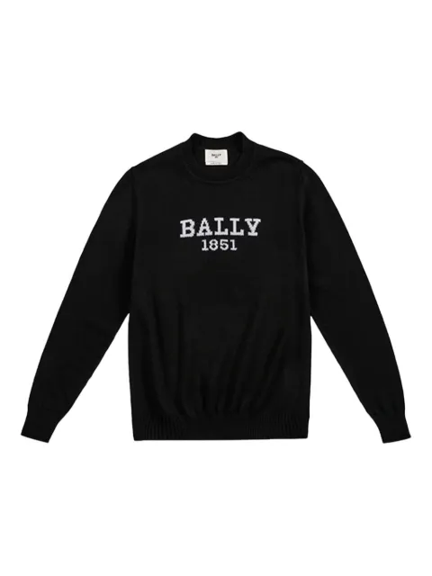 Bally logo-embroidered merino wool sweater