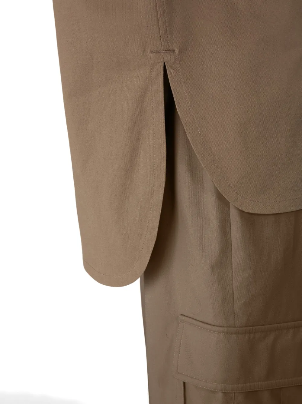 Bally zip-pocket shirt Beige