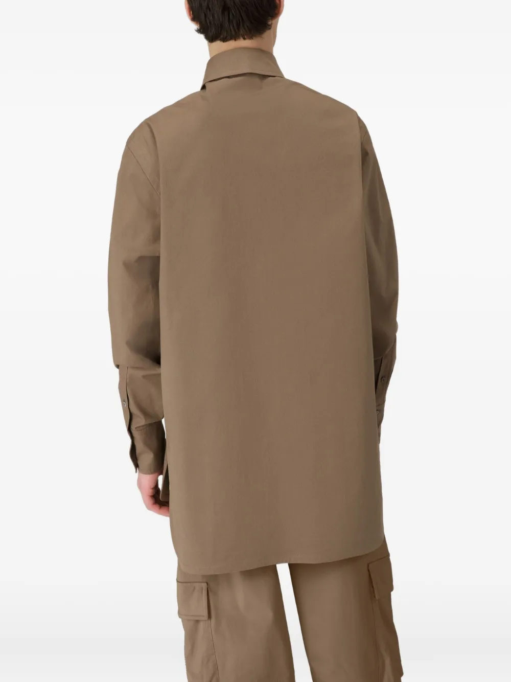 Bally zip-pocket shirt Beige