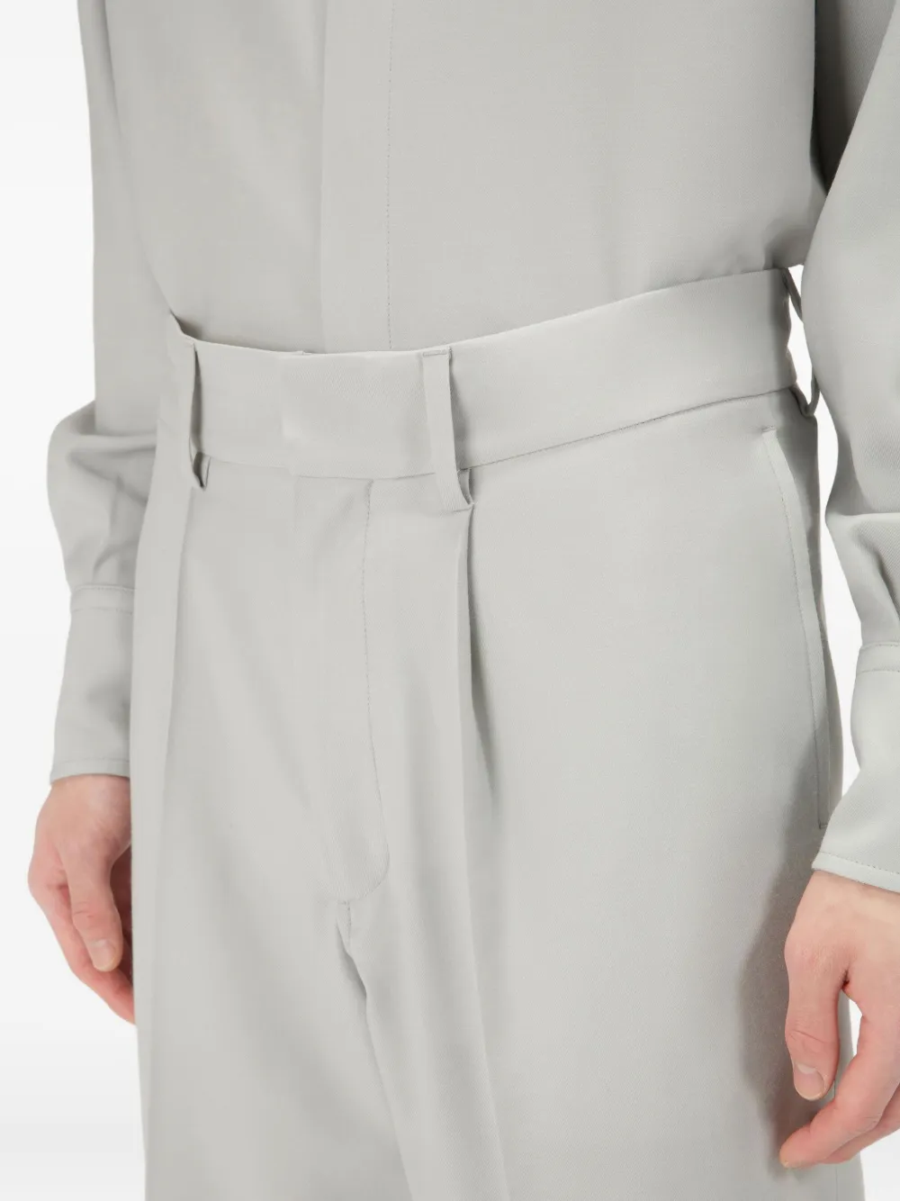 Bally pleated trousers Grijs