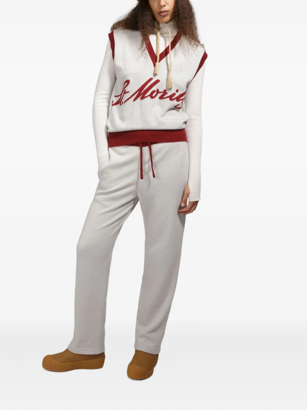 Bally Kasjmier broek - Grijs