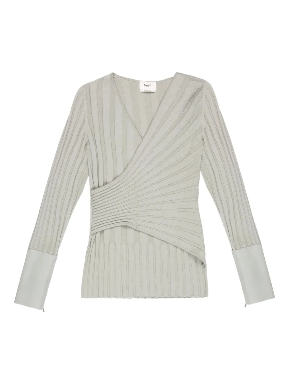 Bally ribbed-knit sweater Grijs