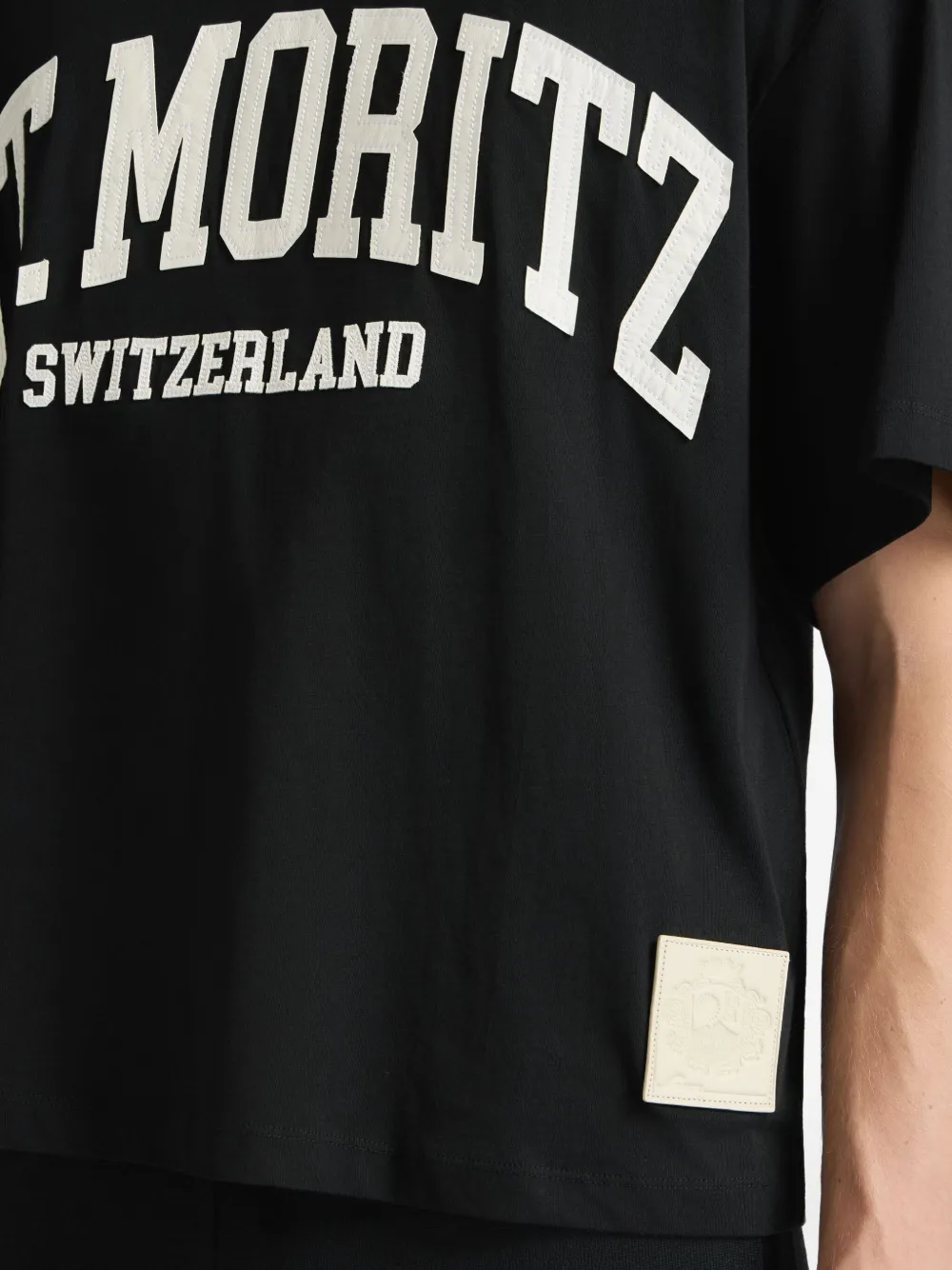 Bally St Moritz-print T-shirt In Black