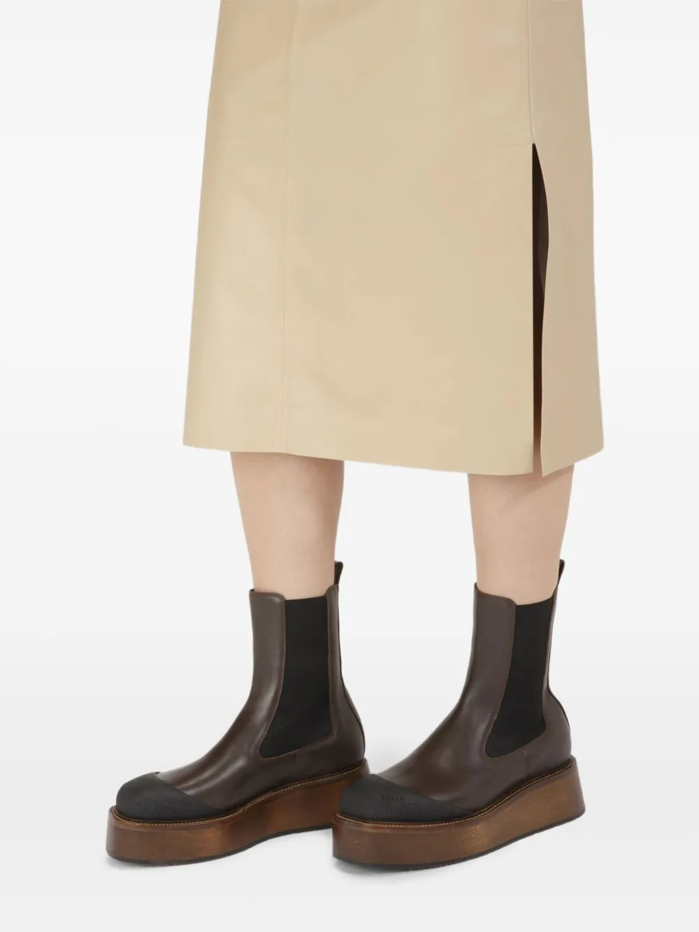 Bally Ilene leren Chelsea laarzen Bruin