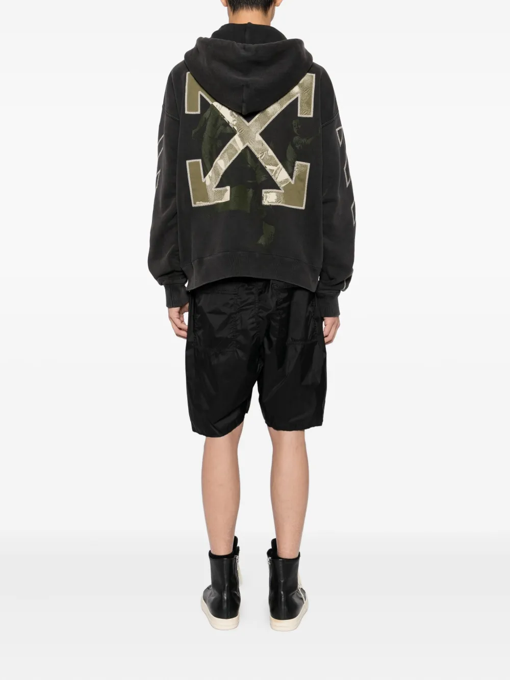 Off-White arrow-print zip-up hoodie | Hoodies | Image 2