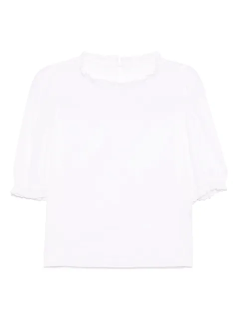 To b. by agnès b. Scalloped Lace blouse