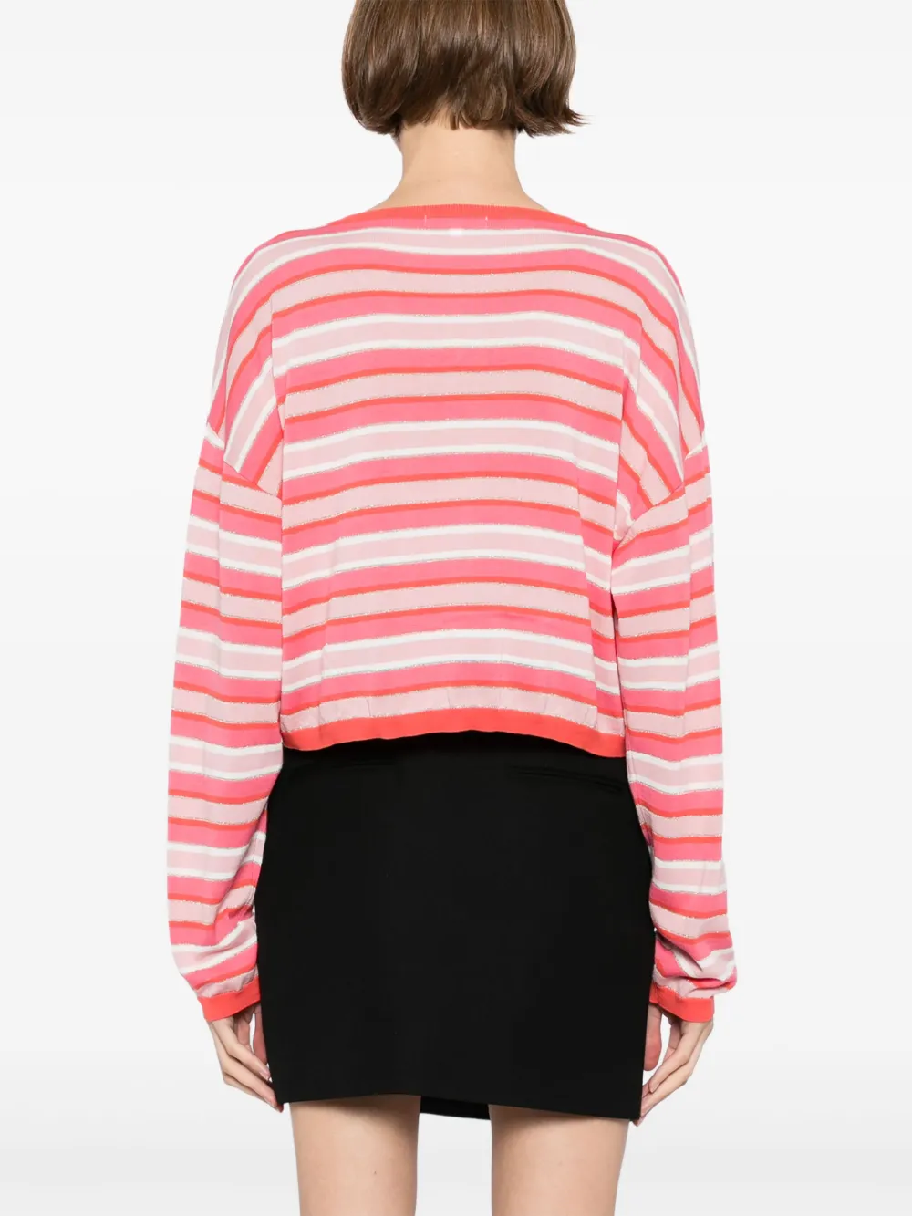 To B. By Agnès B. Multi-stripe Cardigan
