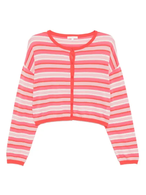 To b. by agnès b. multi-stripe cardigan