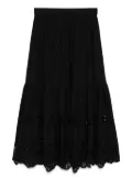 To b. by agnès b. Sheer Lace skirt - Black