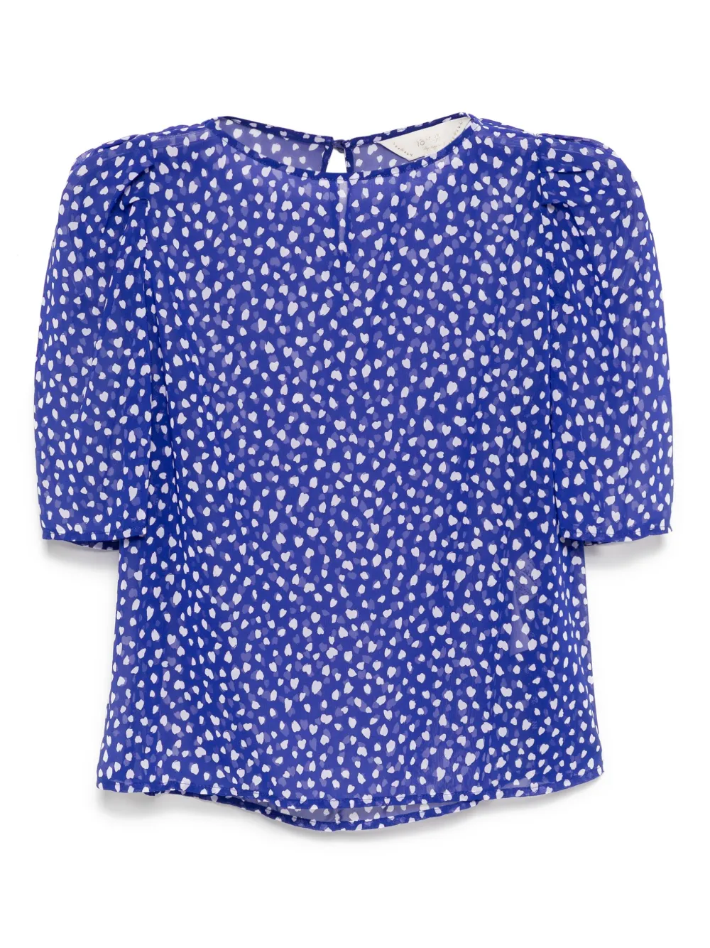 To b. by agnès b. Dot Printed blouse | Blue | Image 1