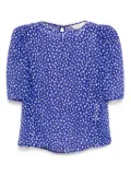 To b. by agnès b. Dot Printed blouse - Blue