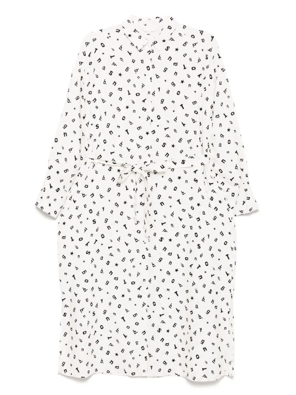 graphic-print dress