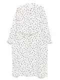 To b. by agnès b. graphic-print dress - White