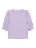 To b. by agnès b. Scalloped Lace blouse - Purple