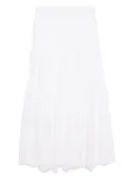 To b. by agnès b. Sheer Lace skirt - White