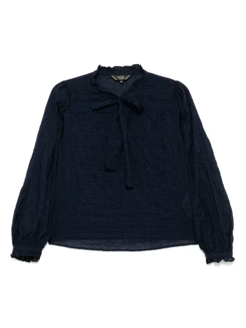 To b. by agnès b. stretch ribbon blouse