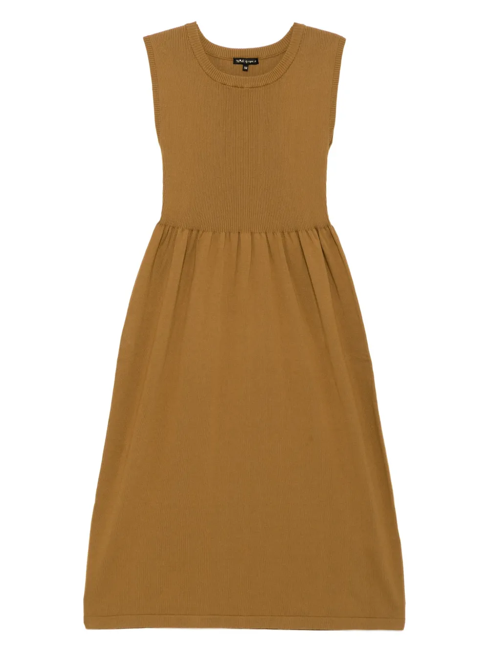 sleeveless knit dress