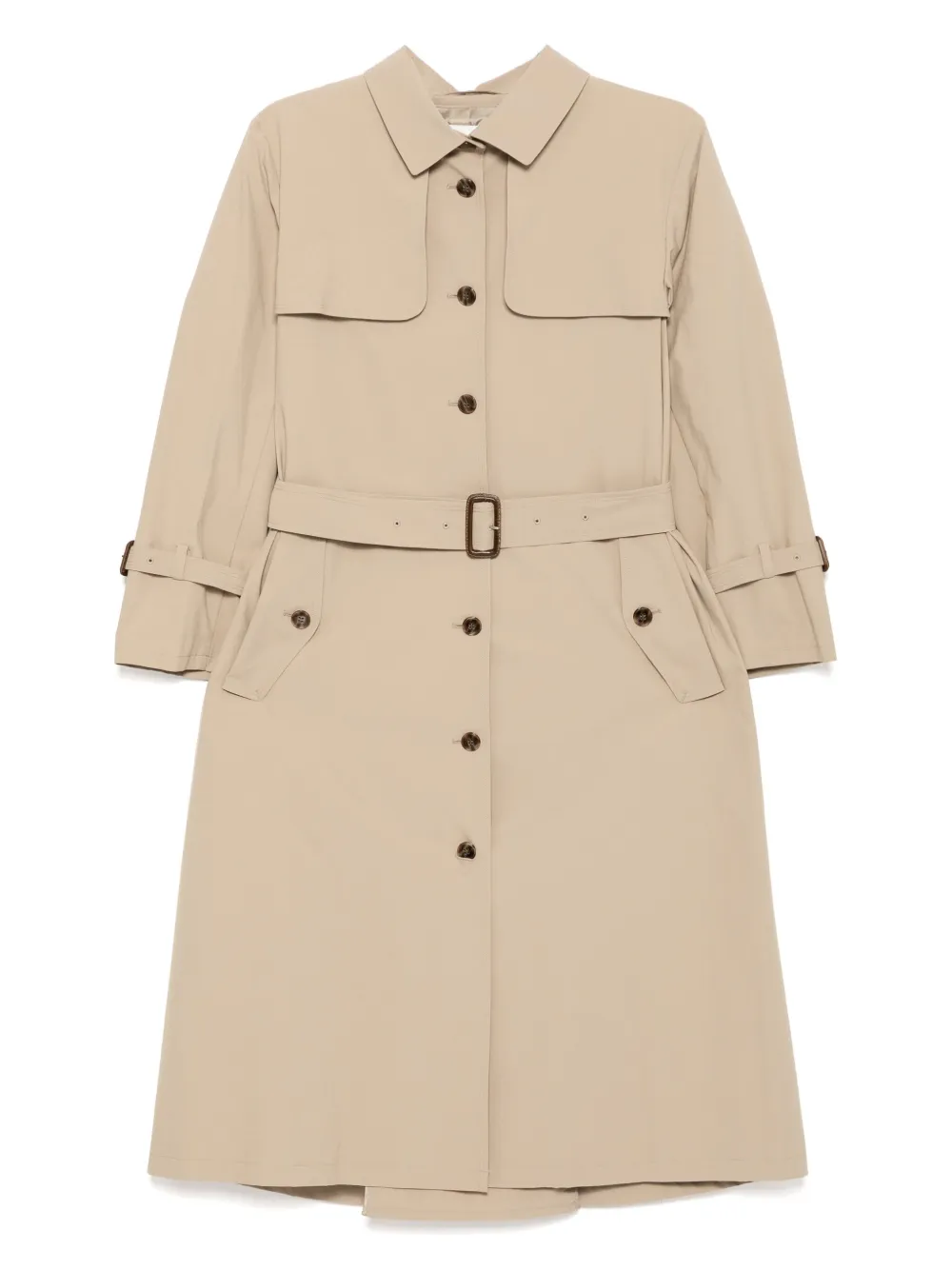 To b. by agnès b. single breasted coat | Brown | Image 1