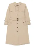 To b. by agnès b. single breasted coat - Brown