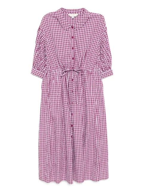 To b. by agnès b. Gingham Ripple Checked dress
